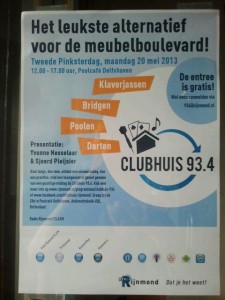 2e Pinksterdag 2013 Live Radio Rijnmond vanuit Poolcafé Delfshaven